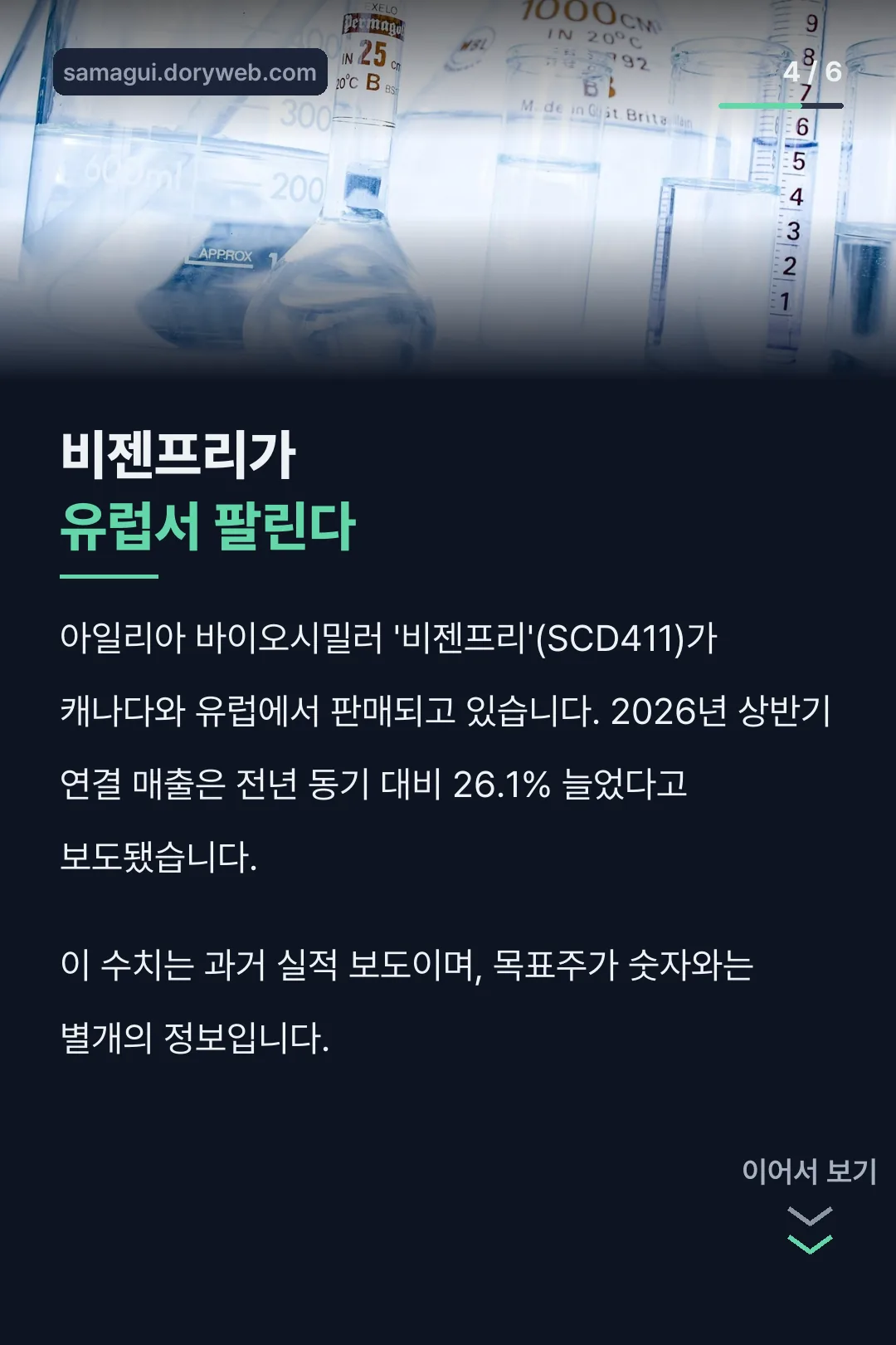 비젠프리 유럽 판매 사업